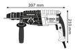 Перфоратор Bosch GBH 2-24 DFR Professional 0611273000. Фото-3