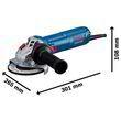 Болгарка Bosch GWS 12-125 S Professional 06013A6020. Фото-3