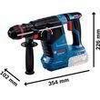 Перфоратор Bosch GBH 187-LI Professional 0611923022. Фото-3
