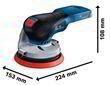 Ексцентрикова шліфмашина акумуляторна Bosch GEX 18V-125 Professional 0601372201. Фото-4