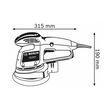 Ексцентрикова шліфмашина Bosch GEX 34-150 Professional 0601372800. Фото-3