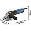 Болгарка Bosch GWS 14-125 S Professional 06017D0100. Фото-2