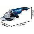 Болгарка Bosch GWS 24-230 P Professional 06018C3100. Фото-2